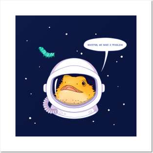 Astronaut Bearded Dragon, Space Theme! Posters and Art